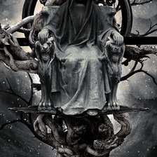 Схема вышивки «азраил»