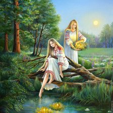 Схема вышивки «Иван Купала»