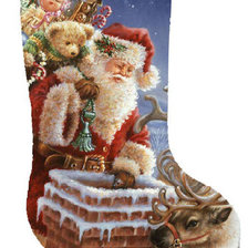 Схема вышивки «Олень»