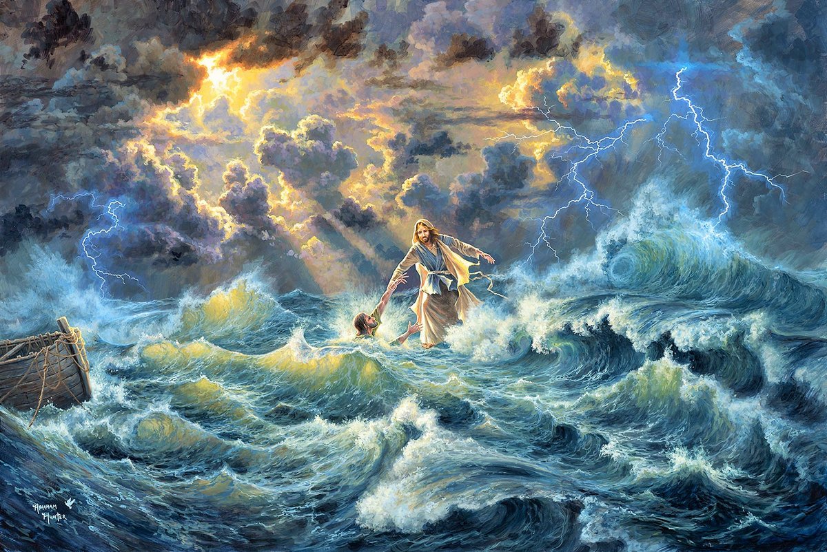 Абрахам Хантер. Jesus. - природа, море, jesus, иисус, абрахам хантер - оригинал