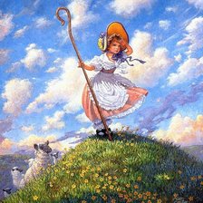 Схема вышивки «Пастушка»