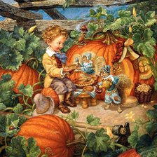 Схема вышивки «Чаепитие»