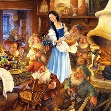 Схема вышивки «Белоснежка»