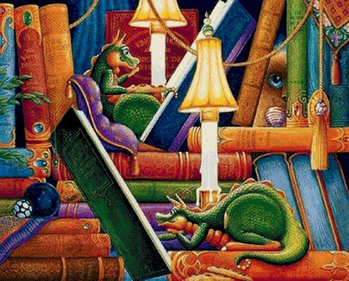 DRAGONES LEYENDO DMC - предпросмотр