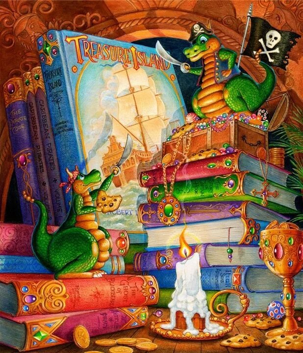 №2559232 - сказка, дракоши - оригинал