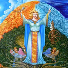 Схема вышивки «Богиня Макошь»