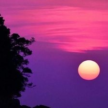 Схема вышивки «Озерный закат»