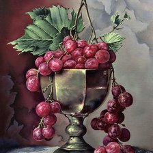 Схема вышивки «бокал молодого вина»