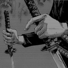 Схема вышивки «Самурай»