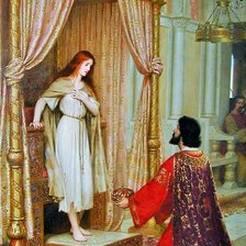 Схема вышивки «Эдмунд Лейтон. Король и нищенка.»