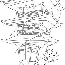Схема вышивки «Япония»