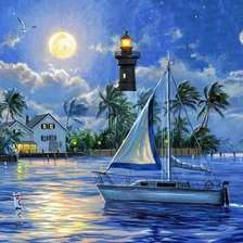 Схема вышивки «PAISAJE COSTERO»