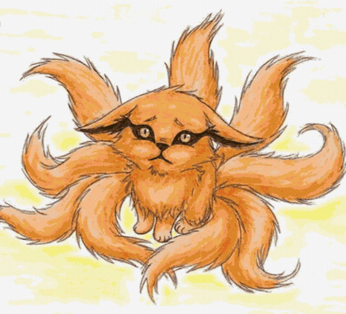 №2560423 - 9, хвосты, лис - предпросмотр