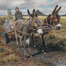 Схема вышивки «Burros»