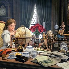 Схема вышивки «Кабинет»