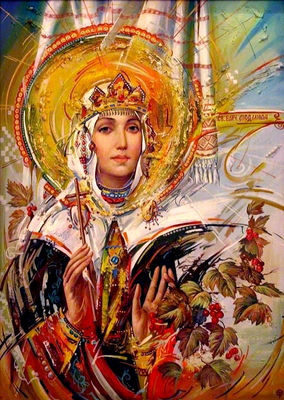 Святая  Людмила - оригинал