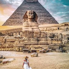 Схема вышивки «Египетские пирамиды»