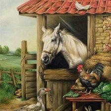 Схема вышивки «Хозяйство»