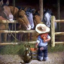 Схема вышивки «Угадай, в какой руке?»