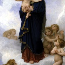 Схема вышивки «Богоматерь  Ангелов»