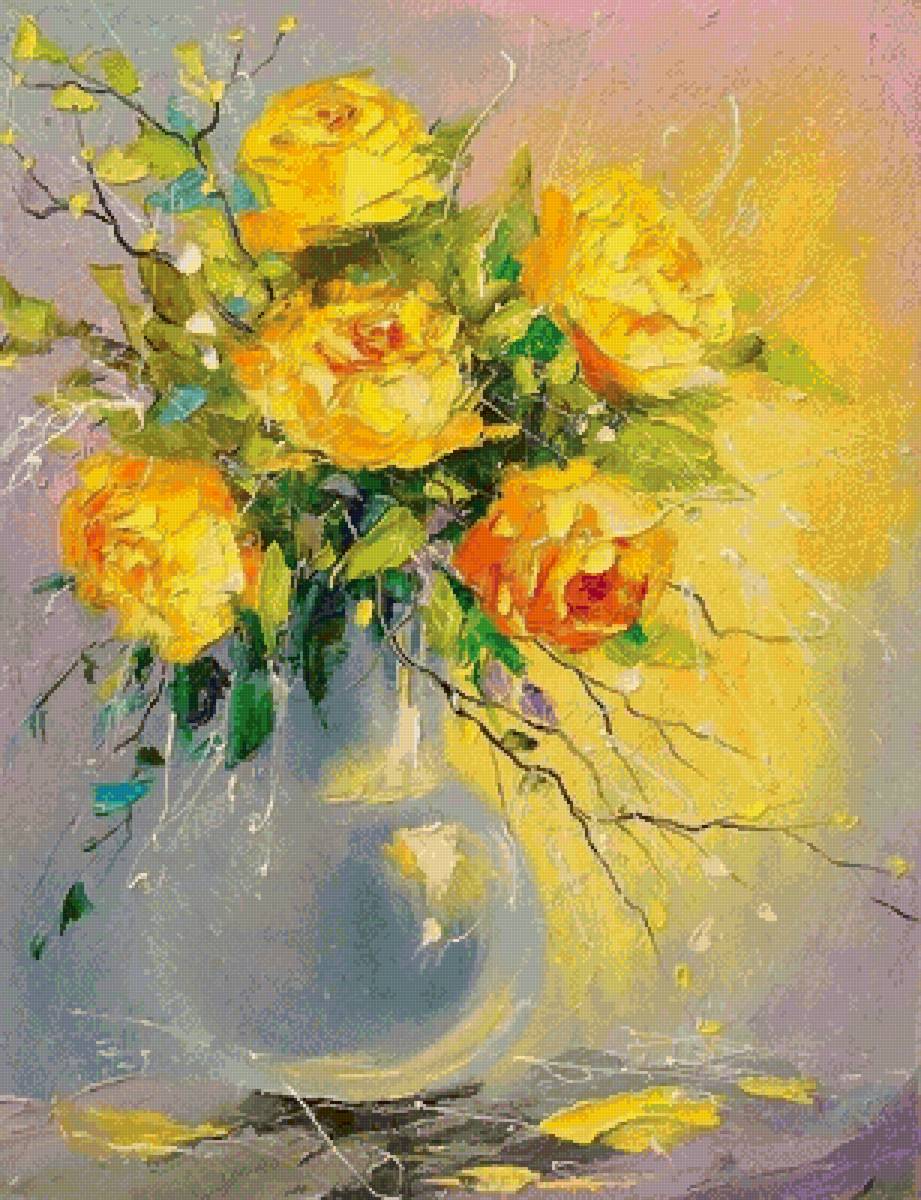 Дарчук Ольга - ольга дарчук, букет, натюрморт - предпросмотр