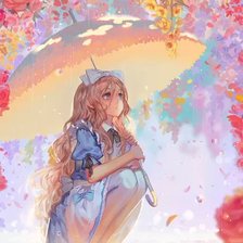 Схема вышивки «алиса»