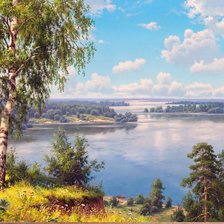 Схема вышивки «Игорь Прищепа. Пейзаж.»