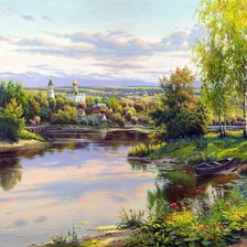 Схема вышивки «Игорь Прищепа. Родными тропами.»