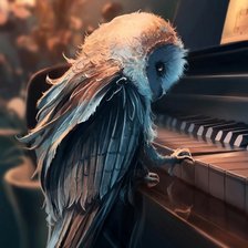 Схема вышивки «Сова»