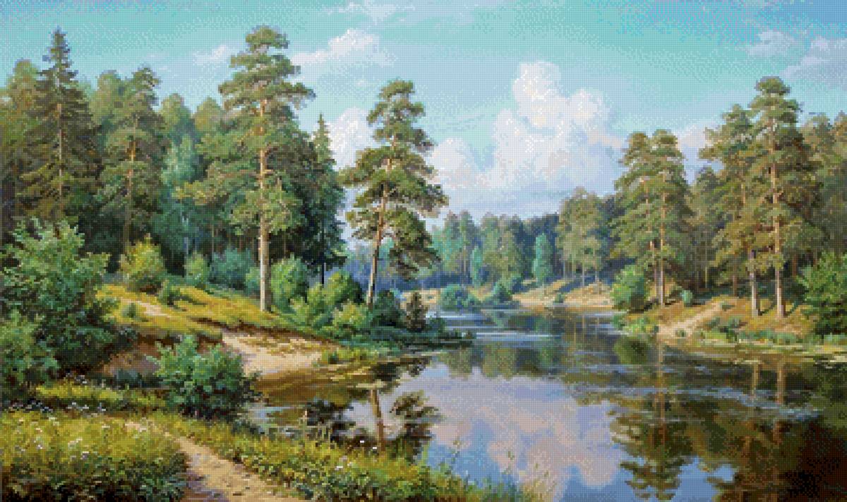 Виталий Потапов. Пейзаж. - пейзаж, виталий потапов - предпросмотр