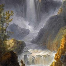 Водопад около Терни. Клод Луи Шатле