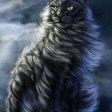 Схема вышивки «Мейн-кун»