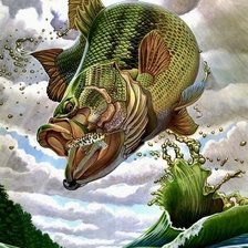 Схема вышивки «за наживкой»