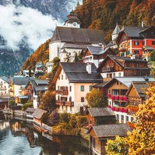 Схема вышивки «Городок»