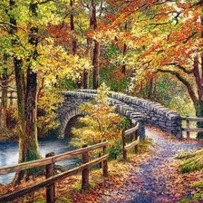 Схема вышивки «Грэм Твифорд. Пейзаж»