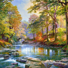 Схема вышивки «Грэм Твифорд. Пейзаж»