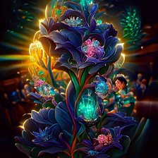 Схема вышивки «Дикий цветак»