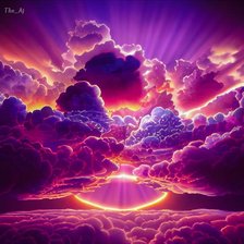 Схема вышивки «Богряное небо»