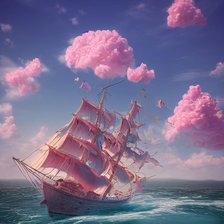 Схема вышивки «Парус»