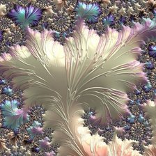 Схема вышивки «фрактал, пнк»