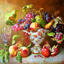 Схема вышивки «Старинный натюрморт»