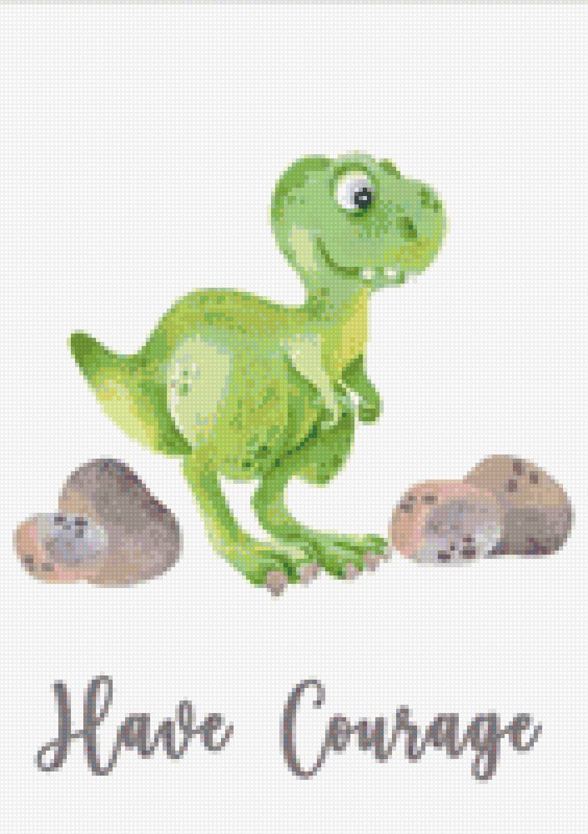 Детский динозаврик - динозавр, динозаврик - предпросмотр