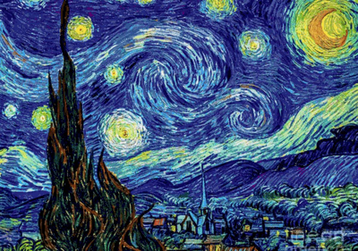 Van Gogh Starry Night - предпросмотр