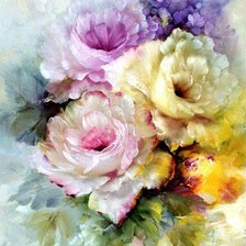 Схема вышивки «Цветы»