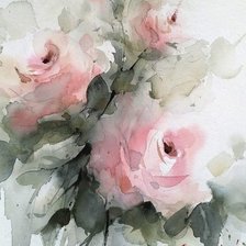 Схема вышивки «Розы»