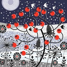 Схема вышивки «пейзаж»