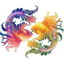 Схема вышивки «Рыбки»