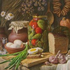 Схема вышивки «Кушать подано»