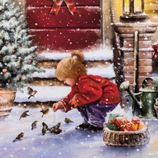 Схема вышивки «Дети»