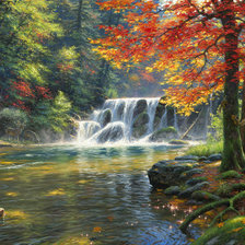 Схема вышивки «Марк Китли. Пейзаж.»